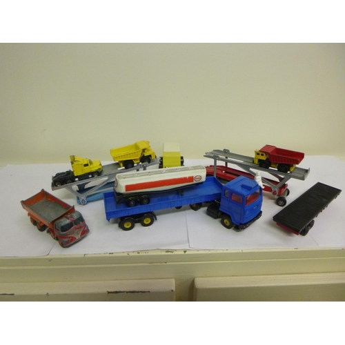 133 - A Box of model vehicles, mainly lorries, Corgi Major etc