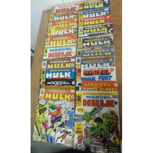 149 - Marvel Comics x 20 - The Incredible Hulk 1977 and 1976, 1997 x 5 No. 223/225/234/235/263 and 15 x 19... 