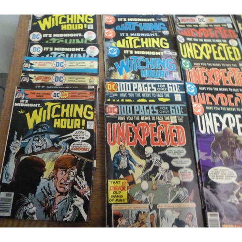 160 - Marvel Comics x 40 1974 - 1978, including Ghost, Unexpected, Witching Hour and more