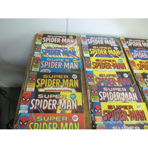 165 - Spiderman 1978 to 1979 x 25 Marvel Comics, 1979 no.308, 1978 No.283 to 307 ( not including 297)