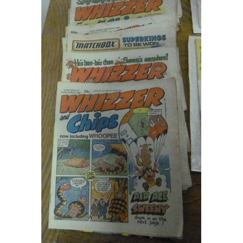 171 - Whizzer and Chips Comics 1985- 1987  x 48, 1985 x 2, 1986 x 19, 1987 x 27 and 3 Special  07/11/1987 ... 