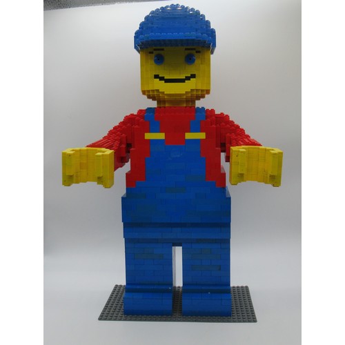 415 - A 50cm High Lego Workman Model (Took 40 hours to make!) 2.75KG