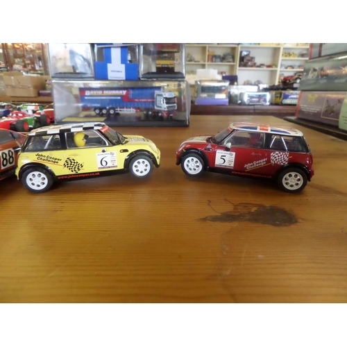 427 - 14 x Scalextric Cars - Touring cars, Rally cars and Leyland Truck etc