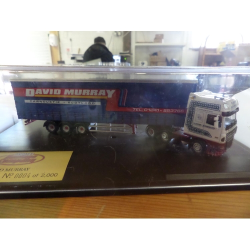 430 - 4 x 1:76 Scale Oxford Die Cast Boxed Commercial Vehicles including David Murray Limited Edition Daf ... 