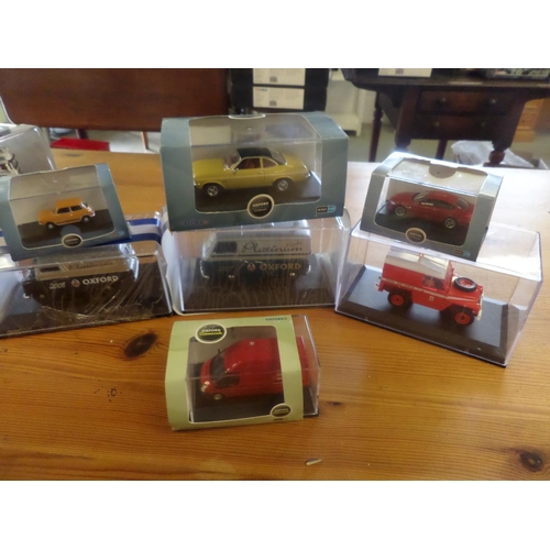 431 - 7 x Oxford Vehicles including Royal Air Force Landrover, Vauxhall Viva, Mini etc