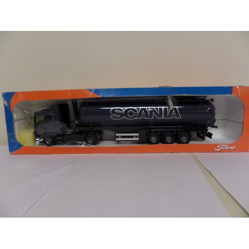 58 - Tekno Scania Lorry - Boxed (damage to cellophane)