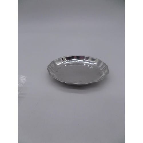 92 - A Hallmarked Silver Pin Dish, Approx. 22g