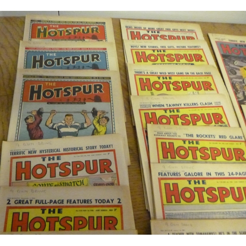 77 - 1958 'The Hotspur ' Magazines June to December 1958  x 18