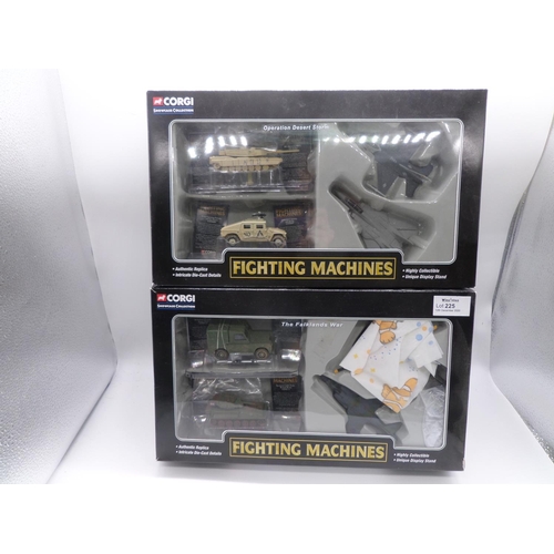 563 - Corgi Showcase Collection - 2 x Fighting Machines. Operation Desert Storm and Falklands War boxed Se... 