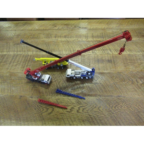 566 - Dinky, Coles Hydra Truck Conrad 1:50 Model 2099 ATF Faun 45-3 All Terrain Crane & Joal 1:50 PPM 530 ... 