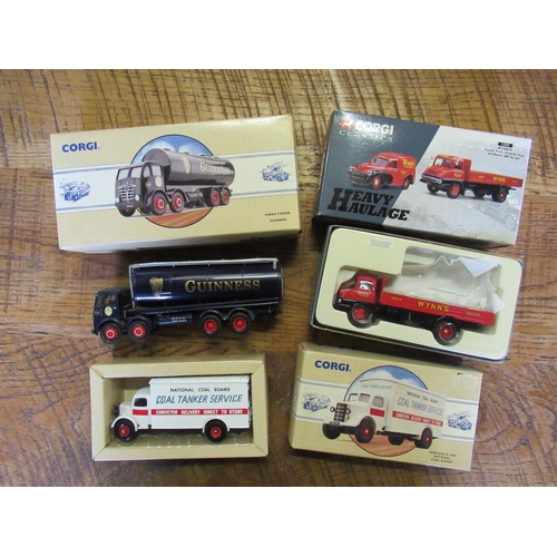 570 - 3 x Corgi Classics - Foden Tanker Guiness 97950, National Coal Board Bedford 'O' 97126, Wynn's Heavy... 