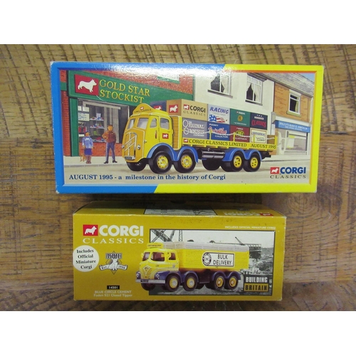 571 - Corgi Classics August 1995 EFF 8 Wheel Rigid O9802 and Blue Circle Cement 14501 Foden Tipper