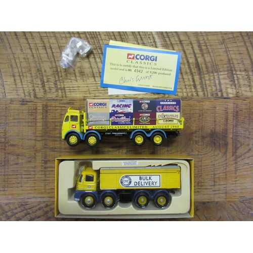 571 - Corgi Classics August 1995 EFF 8 Wheel Rigid O9802 and Blue Circle Cement 14501 Foden Tipper