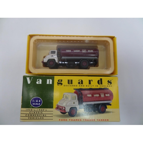 585 - Vanguard Models x 6,  1:64  - Shell BP VA7001 Bedford 'S' Type Tanker, VA20000 Power Petrol Leyland ... 