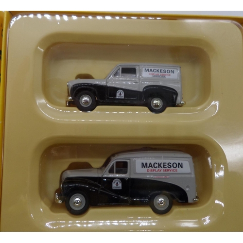 588 - Vanguards Set 1:43 Item MS1002, Mackeson Service Vans of the 50's and 60's