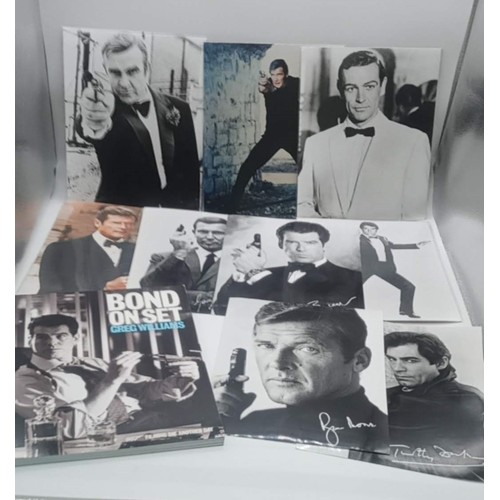 592 - James Bond - Bond on Set by Greg Williams Book and Collectors Photographs