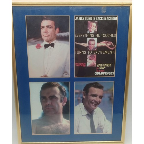 594 - James Bond 007 Autographs, Posters and Film Cells inc Roger Moore autographed picture, Sean Connery ... 