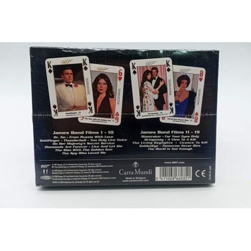 595 - 007 - James Bond 40th Anniversary Limited Edition of Carti Mundi Two Decks Playing Cards New and sea... 