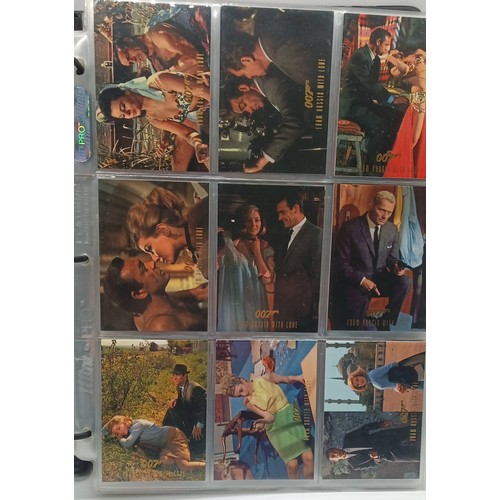 597 - 1996 INKWORKS JAMES BOND 007 CONNOISSEUR'S TRADING CARD ALBUM - DR NO, FROM RUSSIA WITH LOVE, GOLDFI... 