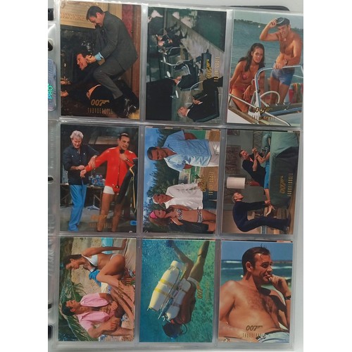 597 - 1996 INKWORKS JAMES BOND 007 CONNOISSEUR'S TRADING CARD ALBUM - DR NO, FROM RUSSIA WITH LOVE, GOLDFI... 