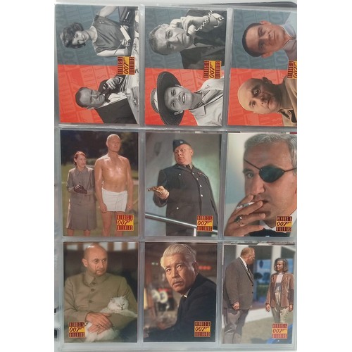 597 - 1996 INKWORKS JAMES BOND 007 CONNOISSEUR'S TRADING CARD ALBUM - DR NO, FROM RUSSIA WITH LOVE, GOLDFI... 