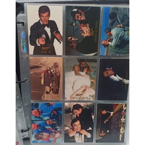 597 - 1996 INKWORKS JAMES BOND 007 CONNOISSEUR'S TRADING CARD ALBUM - DR NO, FROM RUSSIA WITH LOVE, GOLDFI... 