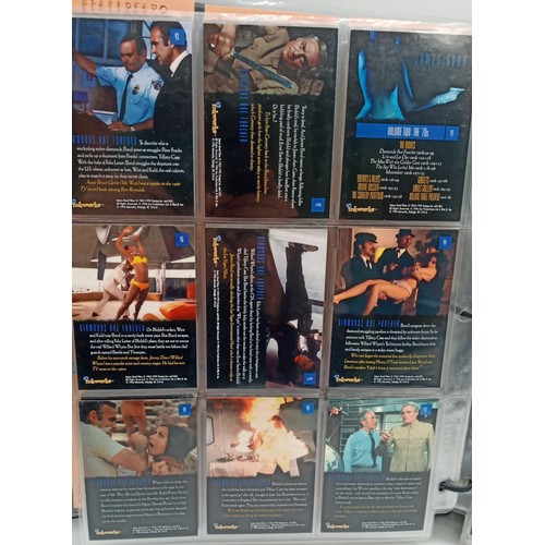 597 - 1996 INKWORKS JAMES BOND 007 CONNOISSEUR'S TRADING CARD ALBUM - DR NO, FROM RUSSIA WITH LOVE, GOLDFI... 