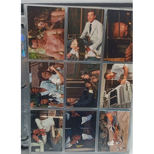 597 - 1996 INKWORKS JAMES BOND 007 CONNOISSEUR'S TRADING CARD ALBUM - DR NO, FROM RUSSIA WITH LOVE, GOLDFI... 