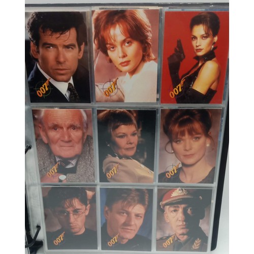 597 - 1996 INKWORKS JAMES BOND 007 CONNOISSEUR'S TRADING CARD ALBUM - DR NO, FROM RUSSIA WITH LOVE, GOLDFI... 