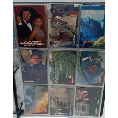 597 - 1996 INKWORKS JAMES BOND 007 CONNOISSEUR'S TRADING CARD ALBUM - DR NO, FROM RUSSIA WITH LOVE, GOLDFI... 