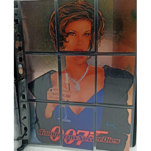 597 - 1996 INKWORKS JAMES BOND 007 CONNOISSEUR'S TRADING CARD ALBUM - DR NO, FROM RUSSIA WITH LOVE, GOLDFI... 