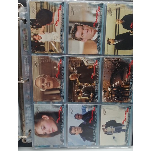 598 - Die Another Day Rittenhouse Archives Collectors Card Album, the quotable James Bond, Casting Calls, ... 