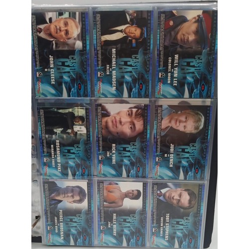 598 - Die Another Day Rittenhouse Archives Collectors Card Album, the quotable James Bond, Casting Calls, ... 