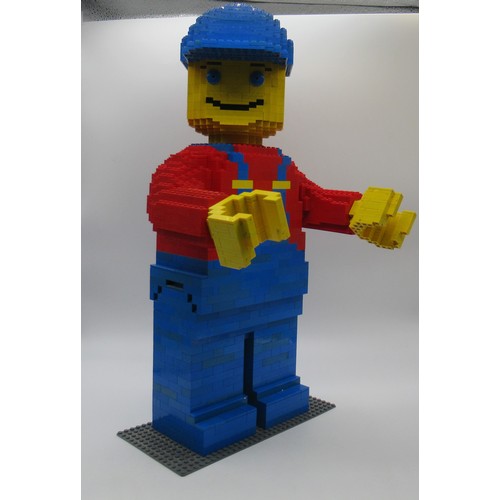 602 - A 50cm High Lego Workman Model (Took 40 hours to make!) 2.75KG