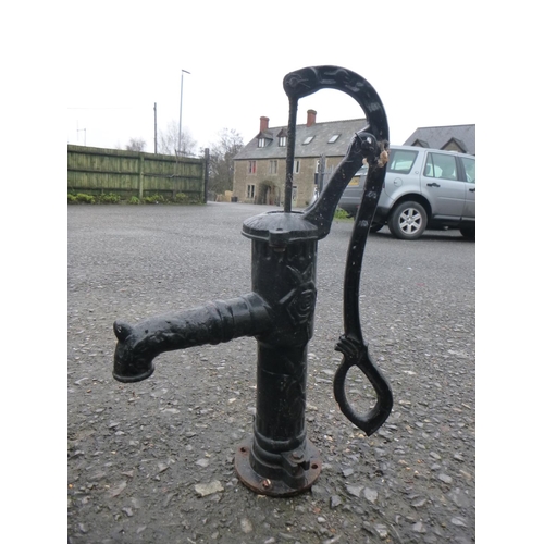 24 - A Cast Iron Water Pump 66cm