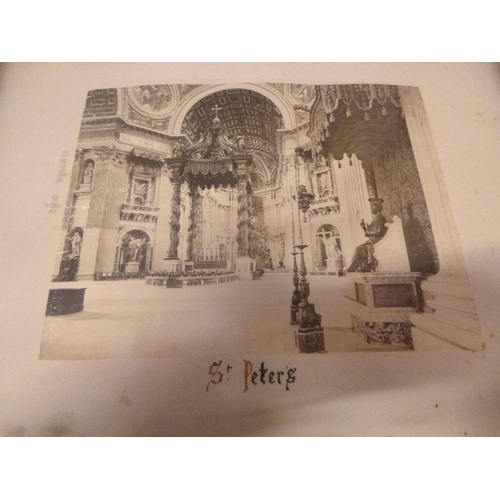 3a - An Antique Book Containing Photographs of Verona etc. - Italian Scenes