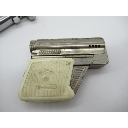 113 - A Collection of Tobacciana including a  IMCO 6900 Pistol Lighter, Cigarette Case with Built in Light... 