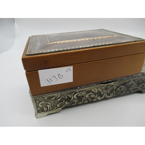 113b - A Silver Plated P&O Arcadia and Other Trinket Boxes