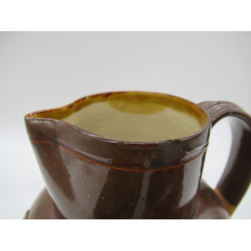 93a - Royal Doulton Lambethware and Dewars Whiskey Salt Glazed Water Jugs Early 1900's