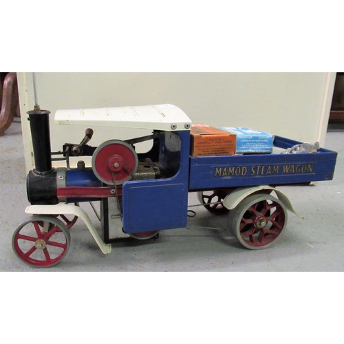 61 - Mamod Steam Wagon and Accessories