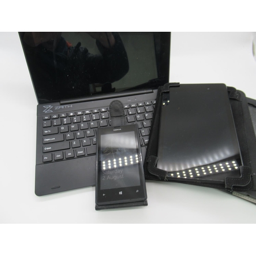 115c - A Zaith Windows Tablet, Nokia Windows Phone and Other Tablets for Parts, Spares and Repairs