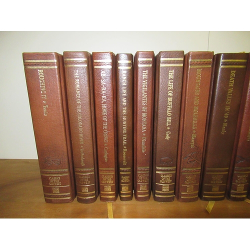 53b - Classics of the Old West - Time Life Books Set ( 2 with damage to spines as pictured)