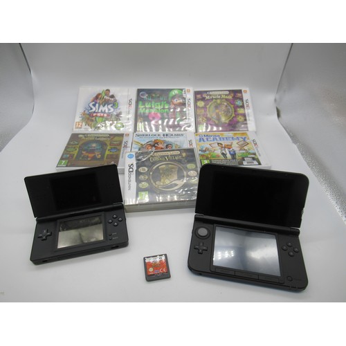 115a - A Quantity of Nintendo 3DS and DS Games plus a 3DSXL and DS for Spares and Repairs