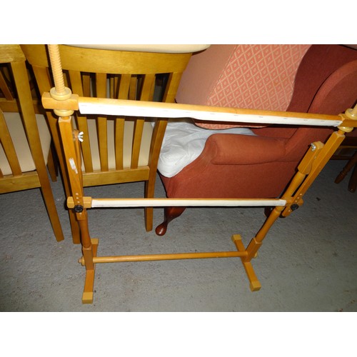 101A - On Behalf of Stoke St Michael War Memorial Hall Charity- Wooden Tapestry Stand