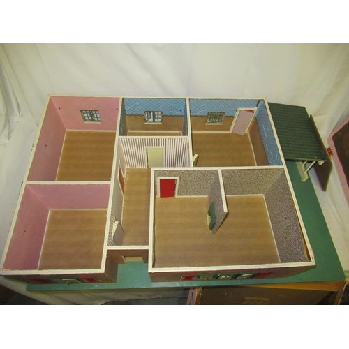 24 - A Vintage Dolls House (with electrical connections ready) 90 x 57 x 37cm