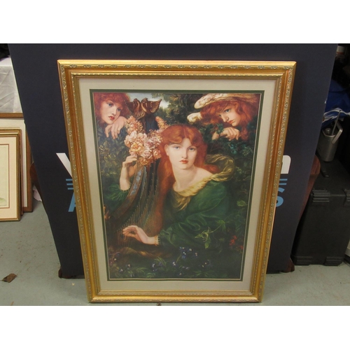 42 - Dante Gabriel Rossetti's La Ghirlandata (1873) Large Framed Print 78 x 98cm