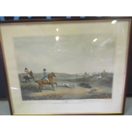 58 - 8 x Framed Prints of Fox Hunting etc. 1 x 92 x 52cm Unknown Artist.  7 x 57 x 47cm by Samuel Howett ... 