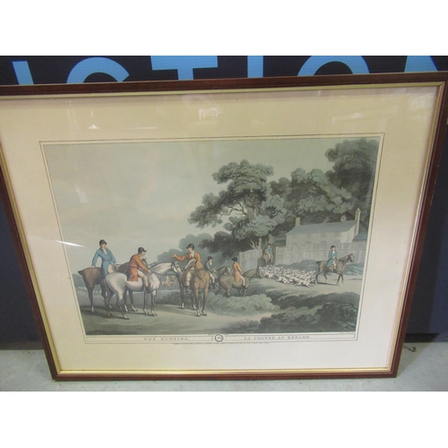 58 - 8 x Framed Prints of Fox Hunting etc. 1 x 92 x 52cm Unknown Artist.  7 x 57 x 47cm by Samuel Howett ... 