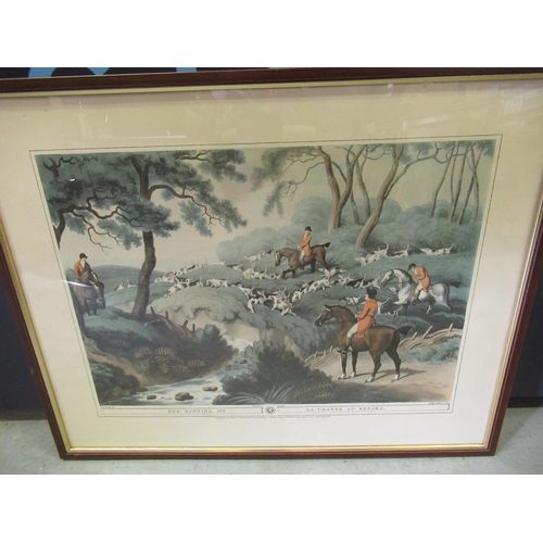 58 - 8 x Framed Prints of Fox Hunting etc. 1 x 92 x 52cm Unknown Artist.  7 x 57 x 47cm by Samuel Howett ... 