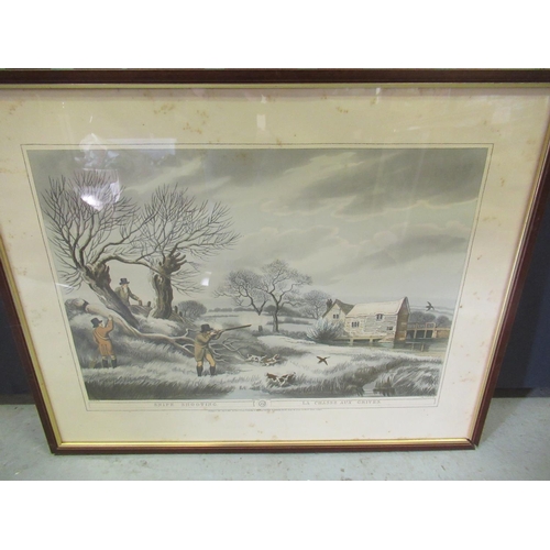 58 - 8 x Framed Prints of Fox Hunting etc. 1 x 92 x 52cm Unknown Artist.  7 x 57 x 47cm by Samuel Howett ... 